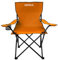 24MOVE® Faltstuhl orange Campingstuhl Anglerstuhl mit Getränkehalter - Anglersessel klappbar - Klappstuhl Gartenstuhl Faltstuhl Relaxsessel Campingsessel faltbar, Polyester, für draußen oder drinnen
