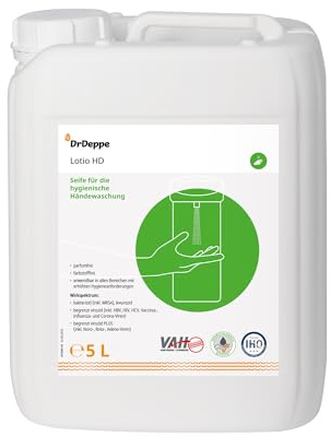 DrDeppe Lotio HD 5L – Alkoholhaltiges Händedesinfektionsmittel für hygienische Händewaschung