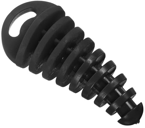 BATHVEVE Pvc Einfache Montage Schwarz Schützt Interne Teile Robustes Motorradzubehör Auspuffstecker für Endtopf Schutz für Offroad Motorräder