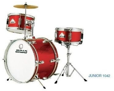 Jinbao - Batería junior, color rojo