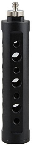 CAMVATE Aluminum Alloy Camera Handle Grip (Black) DSLR Stabilizer Light Mount 1/4 Male Threaded have a 1/4-20 Thread hole on the Bottom