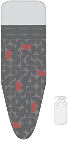 LaundrySpecialist 3-lagiger Bügeltischbezug Comfort - Größe XL Universal Max 52x138 cm - Erhältlich in DREI Größen - Hergestellt aus 100% Baumwolle mit Einer dicken moltonschicht - Extra Bügelkomfort