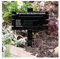 Bütic GmbH Plexiglas® Tableau pour plantes aromatiques aspect bois Noir