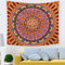 Odot Mandala Wandteppich Wandtuch Wandbehang, Exotisch Nationaler Stil Indien Psychedelisch Tapisserie Tischdecke Meditation Strandtuch fit Zuhause Wanddekorationen (150x200cm,Blüte)