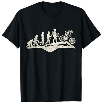Mountainbike Downhill Evolution - MTB Geschenkidee Fahrrad T-Shirt