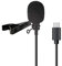 ayex Lavalier-Mikrofon mit USB-C zb für Smartphones Tablets PC perfekt für Interviews Vlogging Livestreams LV-1