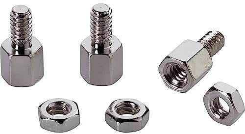 Renkforce RF-4945665 D-SUB Flachkopfschraube, Silber, 20 Stück