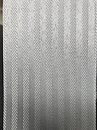 EUROBLINDS Made To Measure GREY Vertical Blind Replacement SLATS LOUVRES 3.5 inch (89mm) WIDE - HUGE CHOICE OF FABRICS (KINGHAM GRAPHITE, 45)