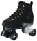 Rollschuhe für Erwachsene, Leder High-Top Zweireihige Quad Kick Rollerskate Schuhe, Klassische 4-Rad Roller Skates für Indoor und Outdoor Männer Frauen Jungen Mädchen Unisex