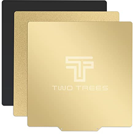 Twotrees Doppelseitige Texturiertes und Glattes PEI Folie 310 x 310mm PEI Platte Bett für CR10 CR10 S Smart Mega X Sidewinder X1 Sidewinder X2 S8 Pro S8 Plus KP5L SP-5 Magnetische PEI-Druckbettplatte