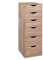 caisson bureau 6 tiroirs, beige