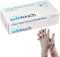 Dispoable Clear Vinyl Gloves Powder Free Latex Free Medical graded Premium Quality Gloves Food Graded Gloves (X-Large, Clear)