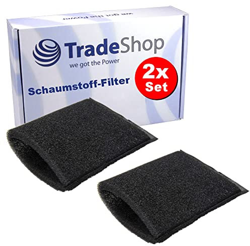 2x Trade-Shop Schaumstofffilter/Schwammfilter/Filter kompatibel mit Kärcher WD 2.200, WD 2.500, WD 3.300, WD 3.300M, SE 4001, SE 4002, MV2, MV3