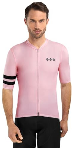 SIROKO - Radtrikot M2 Ronda - L - Bubblegum Pink/Schwarz