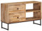 RAUGAJ TV-Schrank aus recyceltem Teakholz, 90 x 30 x 55 cm, Artikelmaterial: Regeneriertes Teakholz + pulverbeschichteter Stahl