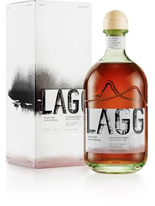 LAGG - Corriecravie Edition - Whisky Single Malt - 55% Alcool - Origine : Ecosse/Highlands-Arran - Tourbe puissante - Notes de Lavande & Orange - 70 cl