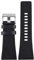 zyimodl 24/26/28/30/32/34mm große Herren-Smartwatch-Uhrenarmband, weiches Echtleder, Schwarz, 34mm, Standard, Faltschließe