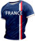 Maillot France 2024 Homme Européen Football Coupe Tshirt Imprimé avec Numéro d'été DéContracté Manches Courtes Col Rond Tops Sport Casual Respirant T-Shirt De Football（Inclus Stickers）