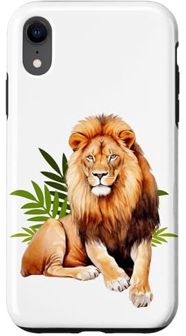 Hülle für iPhone XR Löwe Safari Tier Berglöwe Amerikanischer Löwe Zoo