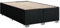 vidaXL Bettgestell, Bett mit Bettfüße Lattenrost, Polsterbett für Schlafzimmer, Doppelbett Bettrahmen, Modern, Schwarz 120x200cm Stoff