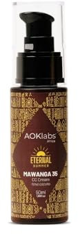 AOKlabs- MAWANGA Gesichtssonnencreme dunkler Farbton SPF 35, getönte Korrekturcreme 50 ml.