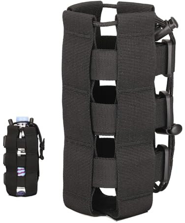 Esshogo Tattiche Porta Borraccia, Porta Borraccia Zaino, Porta Borraccia, Militare Accessori Tattici, per Escursioni, Bicicletta, Campeggio, Sport all'Aria Aperta
