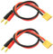 XT90 Steckerstecker auf 4mm Bananenstecker Adapter，XT90 Stecker Ladekabelanschluss mit 30cm 12AWG Kabel für RC Hubschrauber，für FPV RC Netzteil (2 Stück)