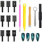 Azushwer 14pcs Cat Eye Magnetic Nail Polish Kit, Nail Magnets Cateye for Nails Art, Nail Magnetic Cat Eye Gel Nail Polish, Magnet Wand Strong Suction Board Nail Manicure Tool Set for Nail DIY Salons.