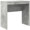 vidaXL Schreibtisch Beton Grau Spanplatte, Beton Grau-Finish Mittel