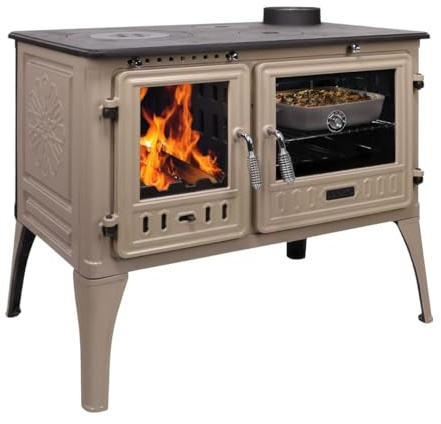 365® Küchenherd Cook Lite beige emailliert 8,5 kW Gusseisen A+