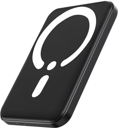 Magnetic Power Bank, 10000mAh Wireless Portable Charger for Magsafe, 20W Fast Charging Compact High-Speed Battery Pack, Ultra-Slim Wireless Powerbank for iPhone 16/15/14/13/12 Pro Max Series, Android