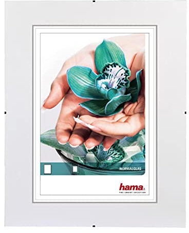 Hama Rahmenloser Bildhalter Clip-Fix, 40 x 50 cm, Normal