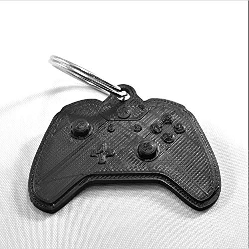Schlüsselanhänger mit XBOX-Controller-Design, in Schwarz