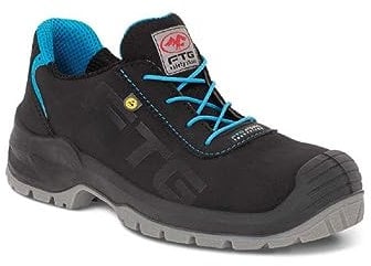 FTG Junker Schuhe, Schwarz, Blau, S3, Größe 40, Schwarz , 40 EU