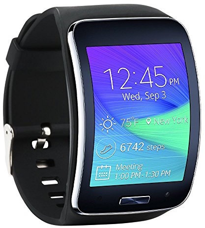 Baaletc - Cinturino di ricambio per smartwatch Samsung Galaxy Gear S R750, con fibbia sicura