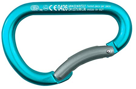 KONG Herren Paddle Bent Gate Aluminium Carabiner