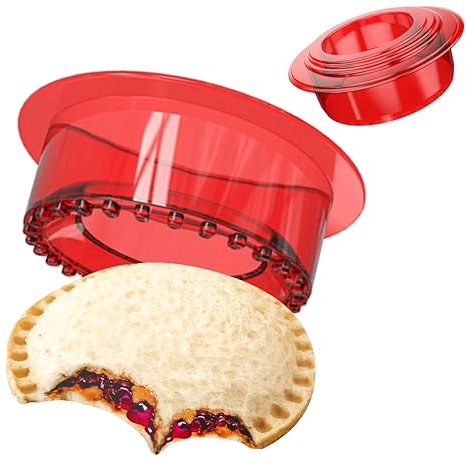 YUMKT Cortador de sándwich y sellador, cortador de galletas, cortadores de sándwiches geniales para niños, sándwiches de desayuno, lindos sándwiches de mantequilla de maní y gelatina, lonchera y caja