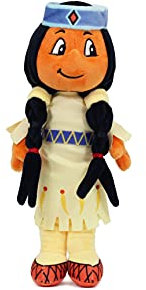 Yakari Kuschelige Plüschfigur Regenbogen – aus der Serie, Geschenkidee, Freundschaft, Zusammenhalt