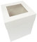 The Cake Decorating Co. Tall Extra Deep White Cake Box With Window 16