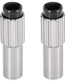 X AUTOHAUX 2 Stück Fahrrad Gabeleinsteller Gangschaltung Anschluss Metall Silber Ton