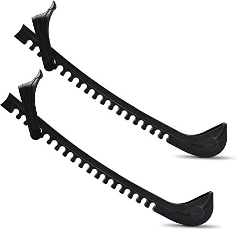 Zoyiancy Schlittschuhschutz Schlittschuh-Abdeckungen Schlittschuh-Schoner mit verstellbarer Schnalle, Skate Zubehör (1 Paar) (schwarz)