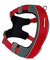 EzyDog No-Pull Hundegeschirr für Mittelgroße und Große Hunde, X- Link Anti Zug Geschirr Hund Verstellbar, Reflektierendes, Größenverstellbar, Brustgeschirr Gepolstert (XL, Rot)
