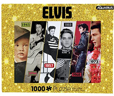 AQUARIUS - Elvis Presley Timeline 1000 Piece Jigsaw Puzzle Age 14+
