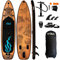 CALA Mana 2025 Stand Up Paddling Board aufblasbares SUP Board Set, robustes Surfboard mit 20% Seegras-Anteil inkl. Voll-Carbon Paddel (640g), Reparatursatz, Pumpe, Rucksack, 2 Finnen, Ventil und Kappe