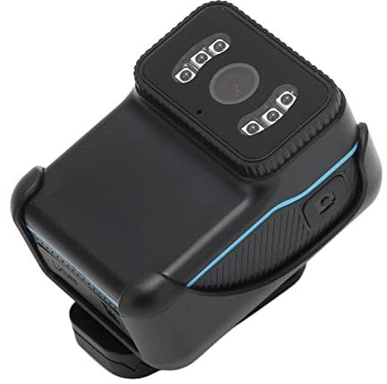 Mini Videocamera Indossabile per il Corpo, Videoregistratore 1080P 16:9 WiFi Action Camera con Clip Staccabile, Videocamera per Bici Portatile con Visione Notturna per Ciclismo, Vlog, Sicurezza