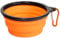 Medium Collapsible Pet Feeding Bowl [Orange]