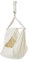 Membantu Federwiege Baby inkl. Feder - Baby-Wiege aus Bio-Baumwolle - Baby-Hängematte mit Deckenaufhängung - Baby-Hängewiege Plus Matratze und Baldachin - Baby-Hammock bis max. 15kg - Natur