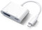 Adattatore Lightning AV digitale [Certificato Apple MFi] iPad HDMI Adapter Lightning a HDMI Cavo Plug and Play per iPhone 14/13/12/SE/11/XS/XR/X/8/7/iPad a TV/HDTV/Monitor/Proiettore
