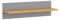 VitaliSpa Wandregal Malia, Spielzeugregal, Grau, 70 x 20 cm