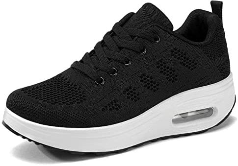 Ahico Zapatillas Adelgazar Mujer Deportivas Balance Zapatos para Correr Ligero Calzado Deportivo Transpirable Gimnasio Fitness Casual Sneakers
